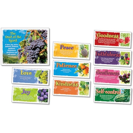 North Star Teacher Resources Fruit of the Spirit Bulletin Board Set NS3106